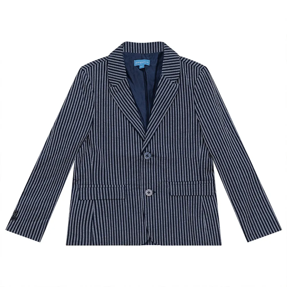 1100-Navy-STRIPED BLAZER