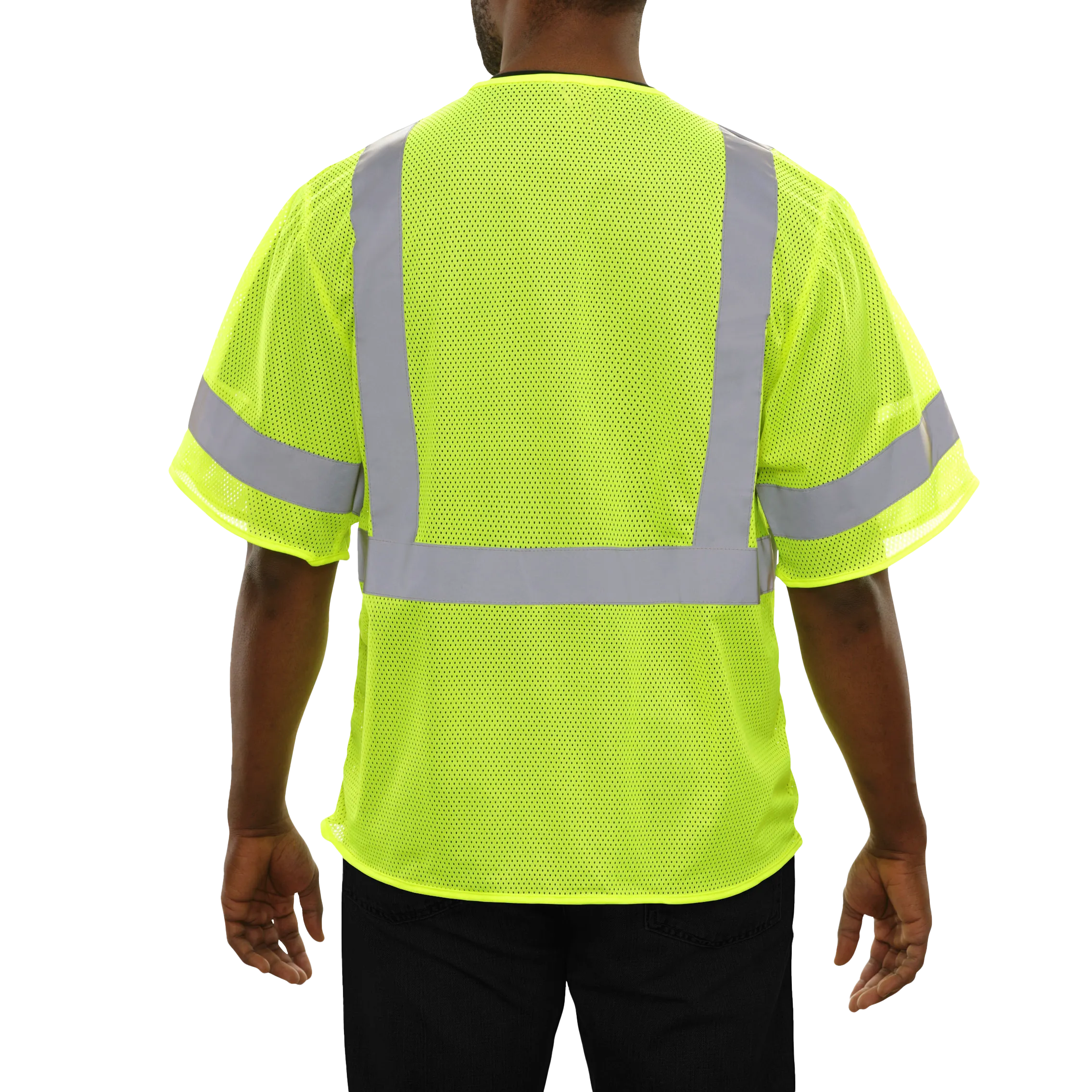 533ETLM Hi-Vis Economy Vest: Reflective