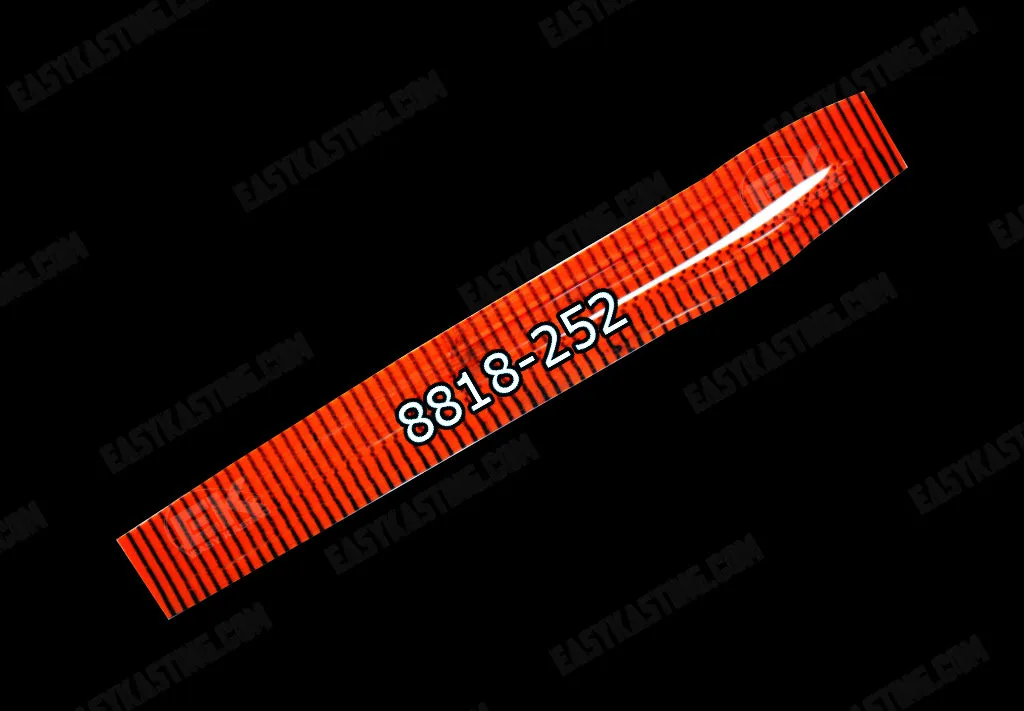 8818-252 Orange \ Black Stripe