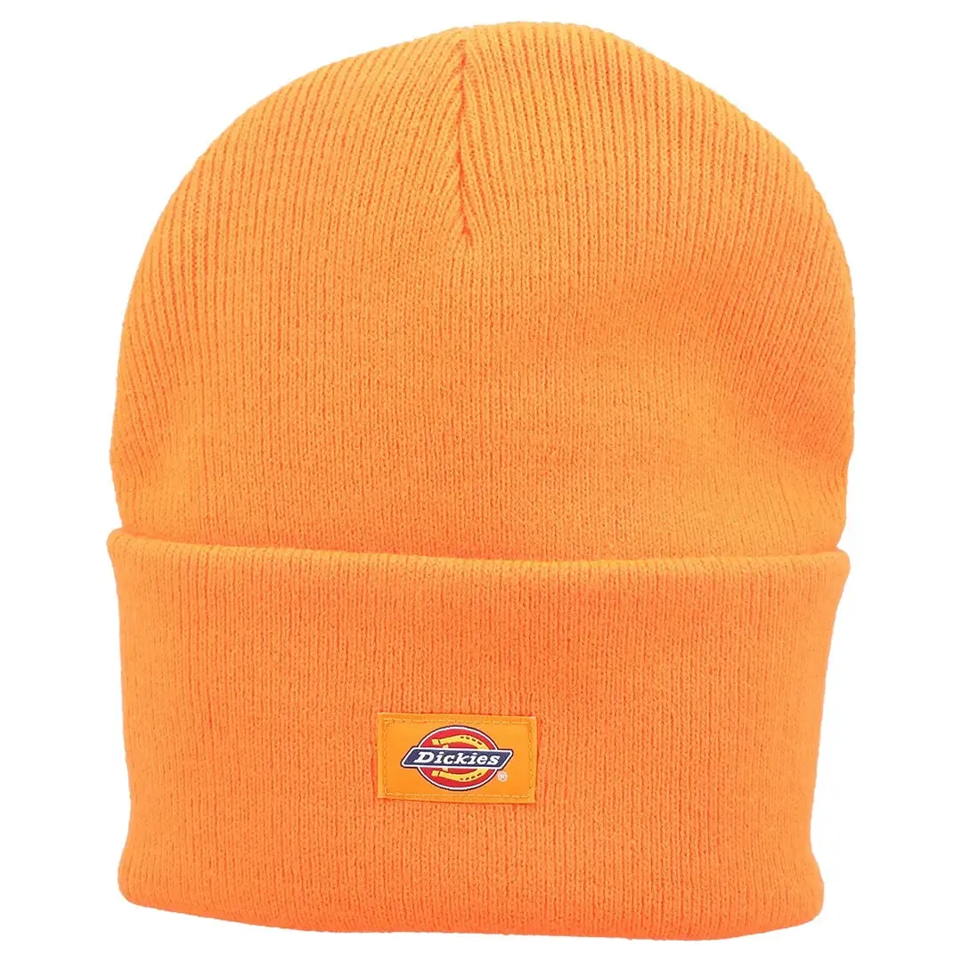 Acrylic Cuffed Beanie - Neon Orange by Dickies