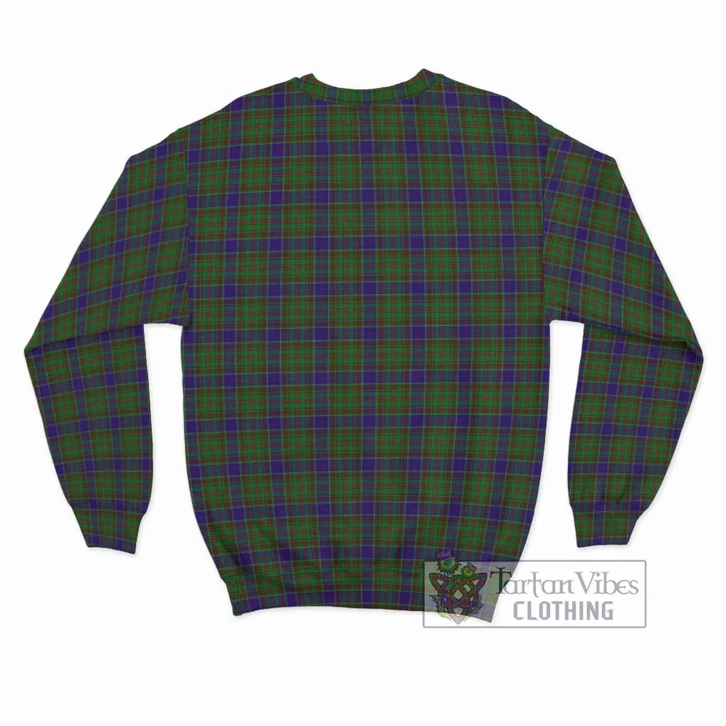 Adam Tartan Sweatshirt with Family Crest DNA In Me Style