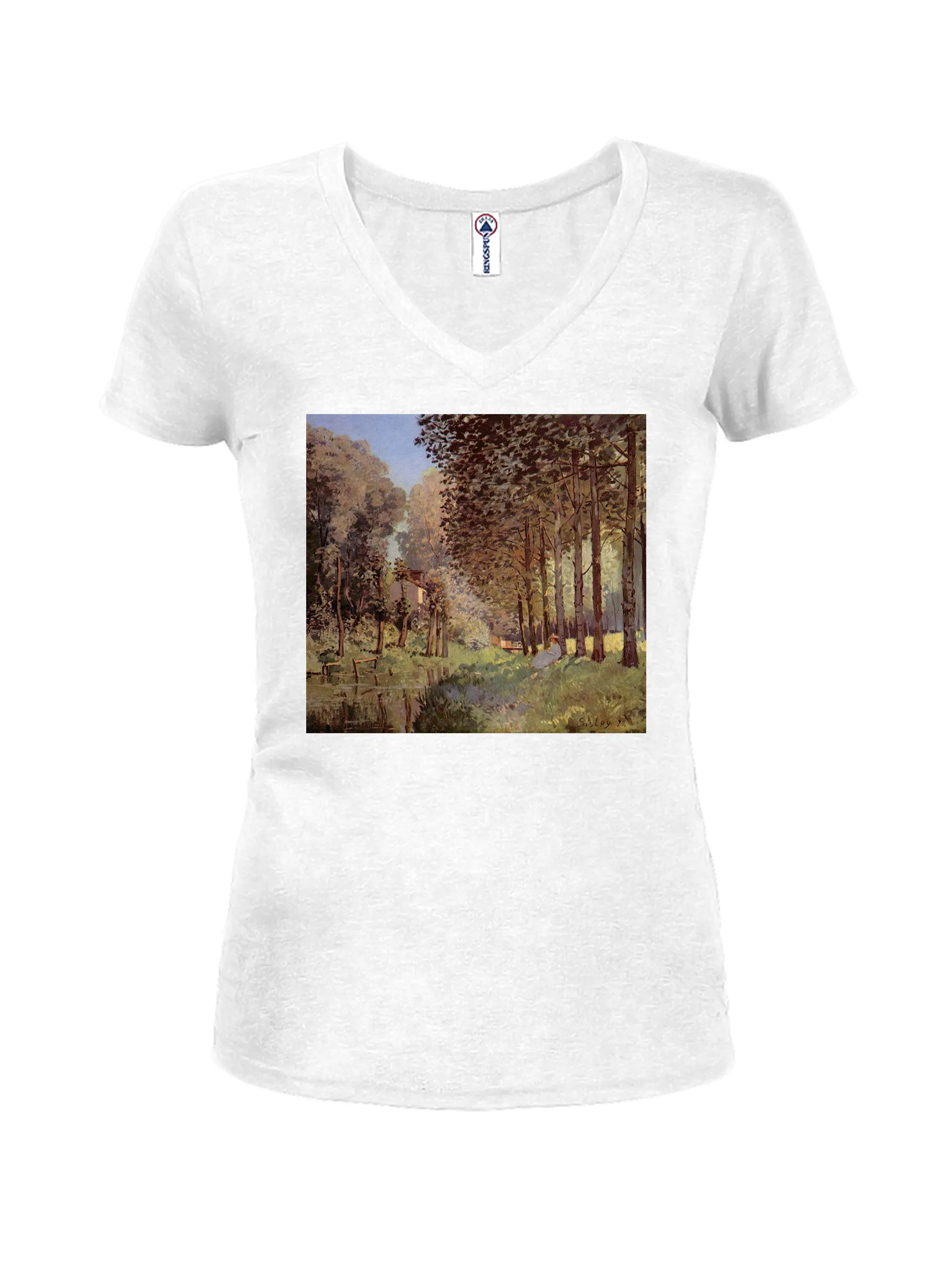 Alfred Sisley - Resting by a Stream at the Edge of the Wood T-Shirt