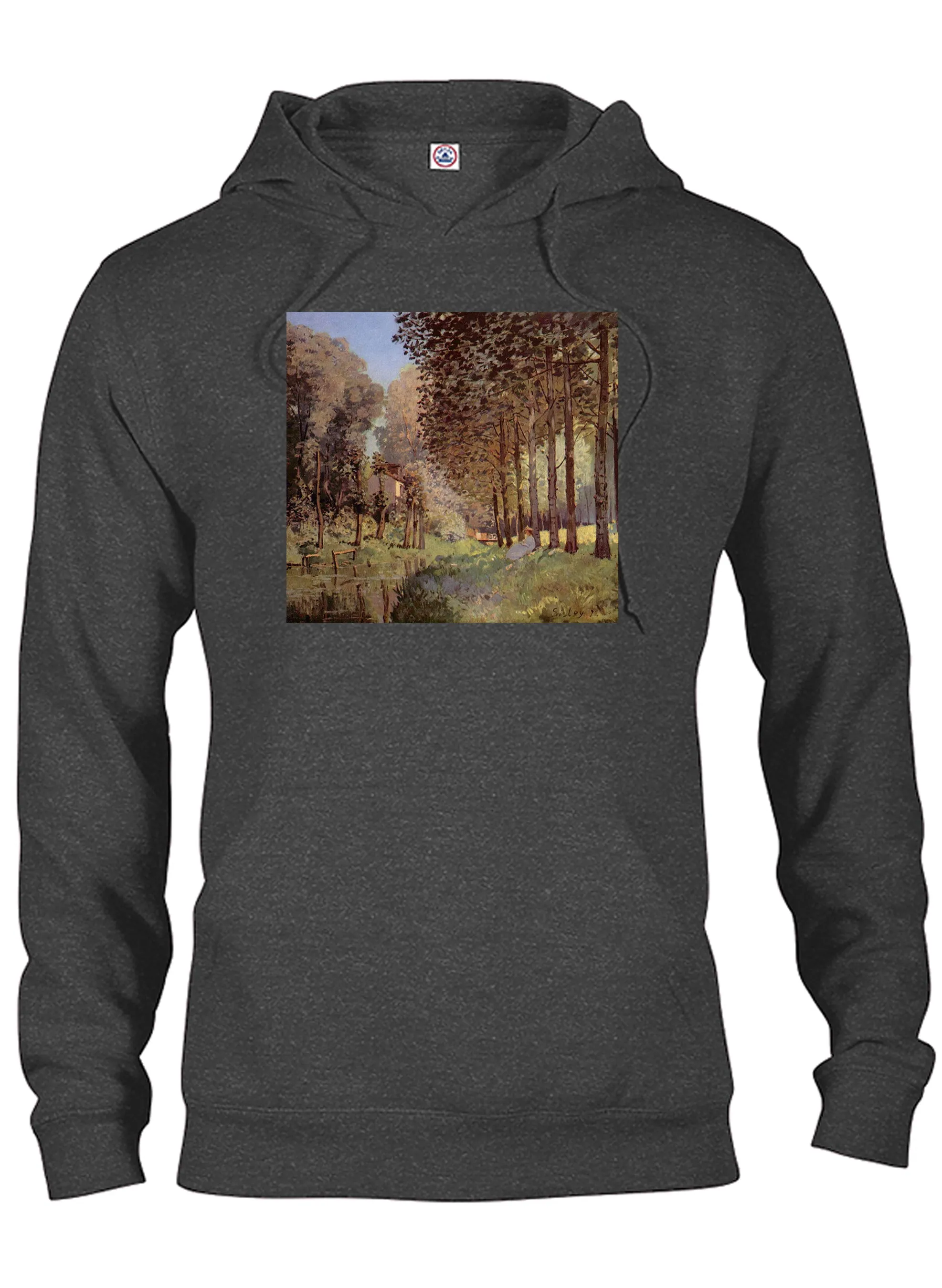 Alfred Sisley - Resting by a Stream at the Edge of the Wood T-Shirt