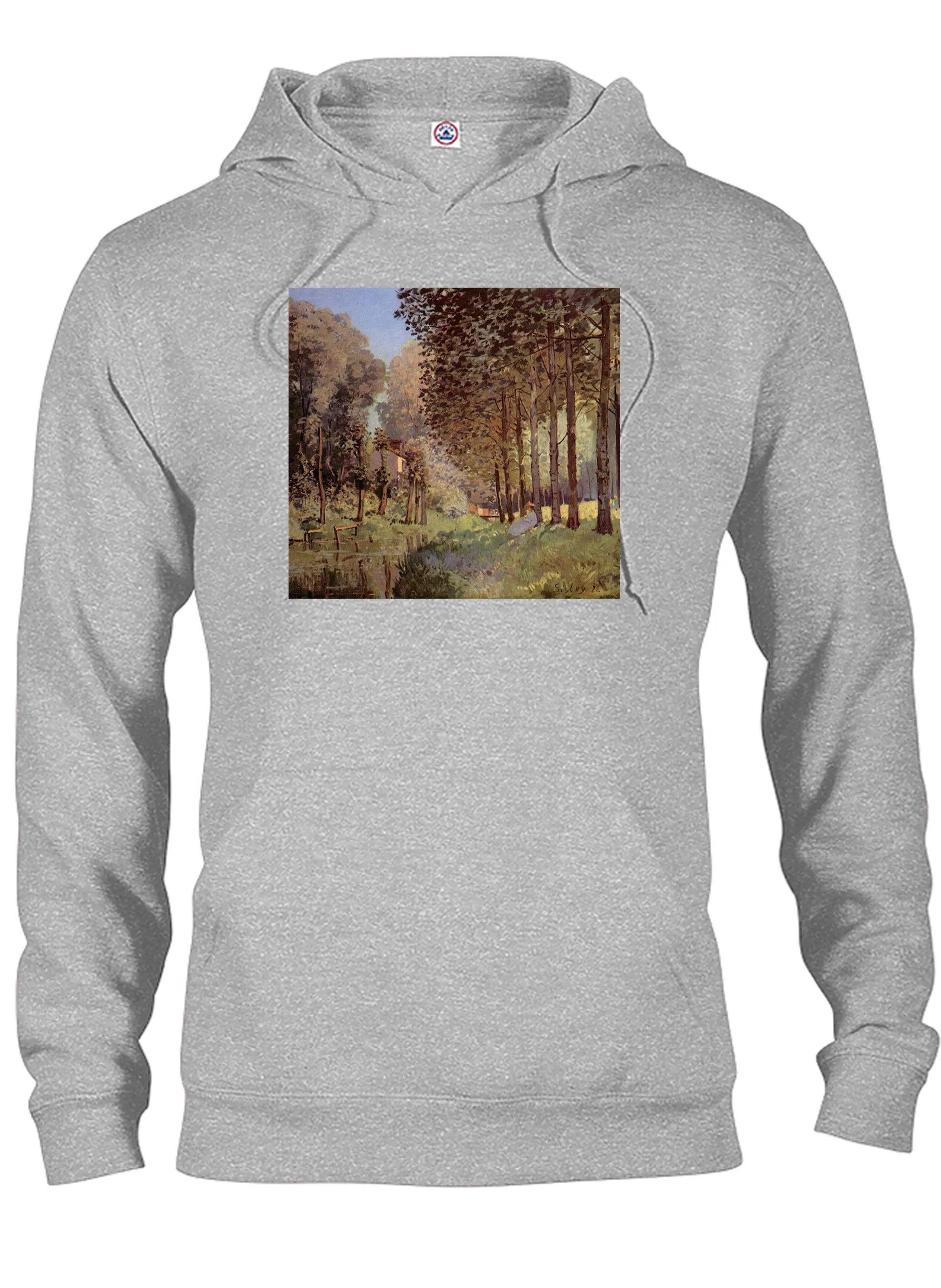 Alfred Sisley - Resting by a Stream at the Edge of the Wood T-Shirt