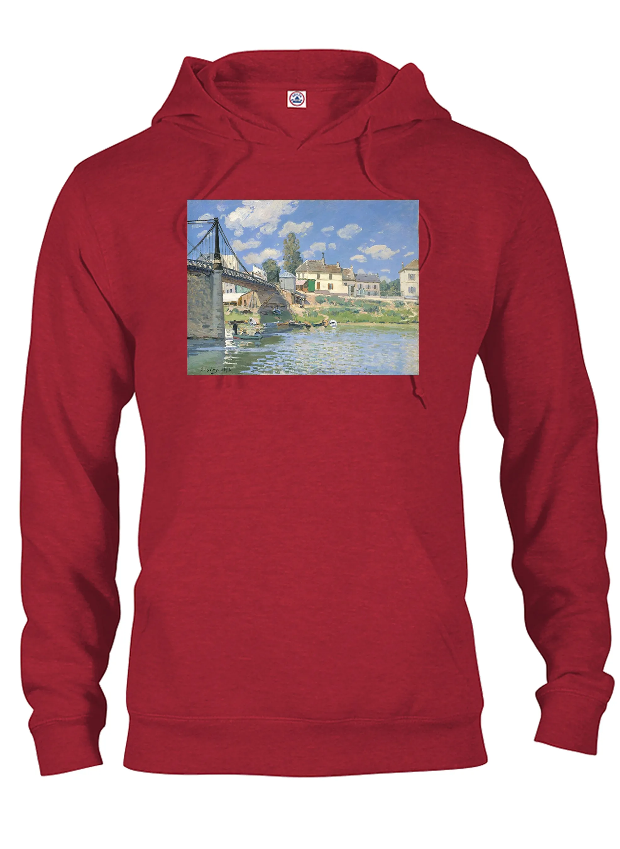 Alfred Sisley - The Bridge at Villeneuve-la-Garenne T-Shirt