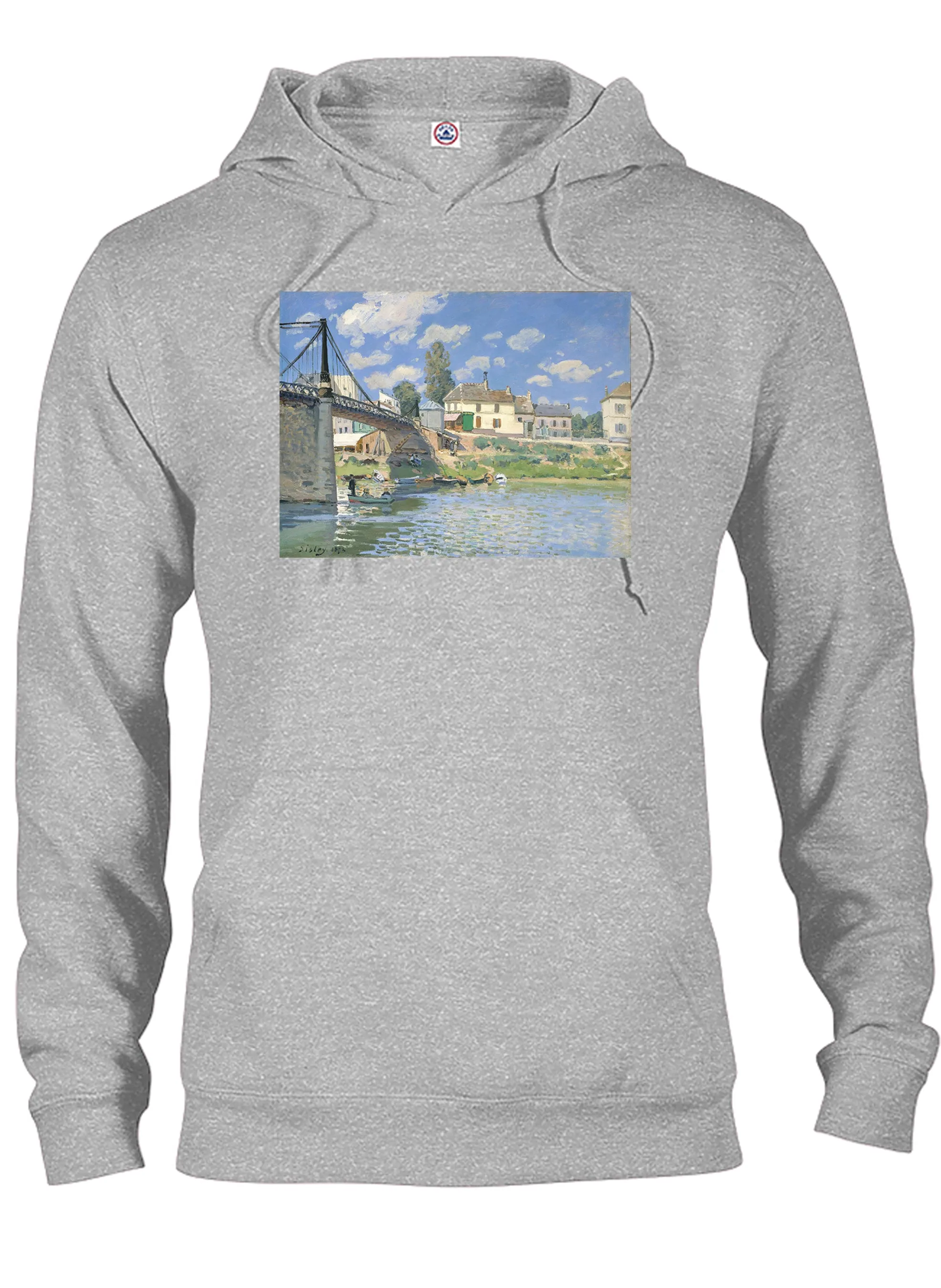 Alfred Sisley - The Bridge at Villeneuve-la-Garenne T-Shirt