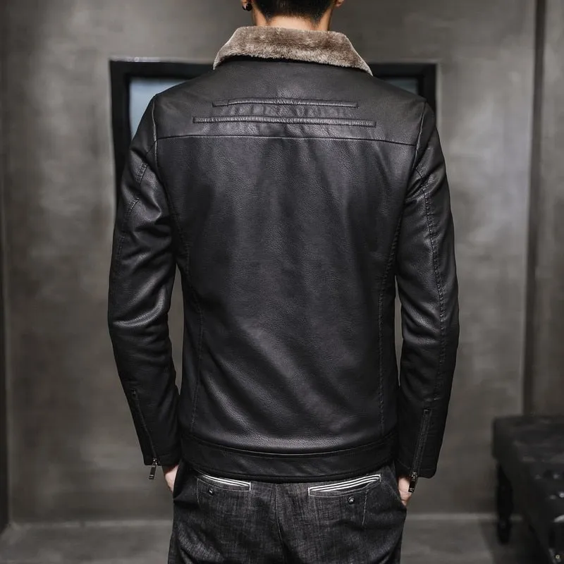 Antonios Combat Leather Jacket