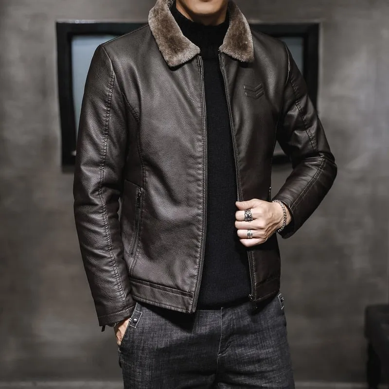 Antonios Combat Leather Jacket