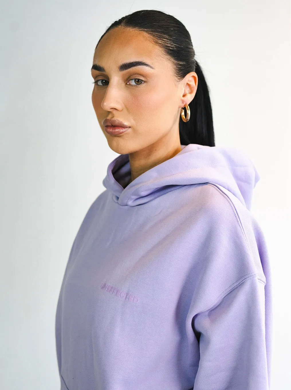 Archive Logo Oversized Hoodie - Lilac