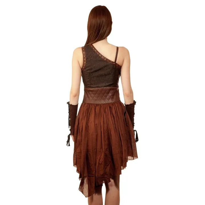 Asymmetrical Steampunk Dress