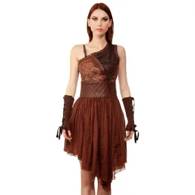 Asymmetrical Steampunk Dress