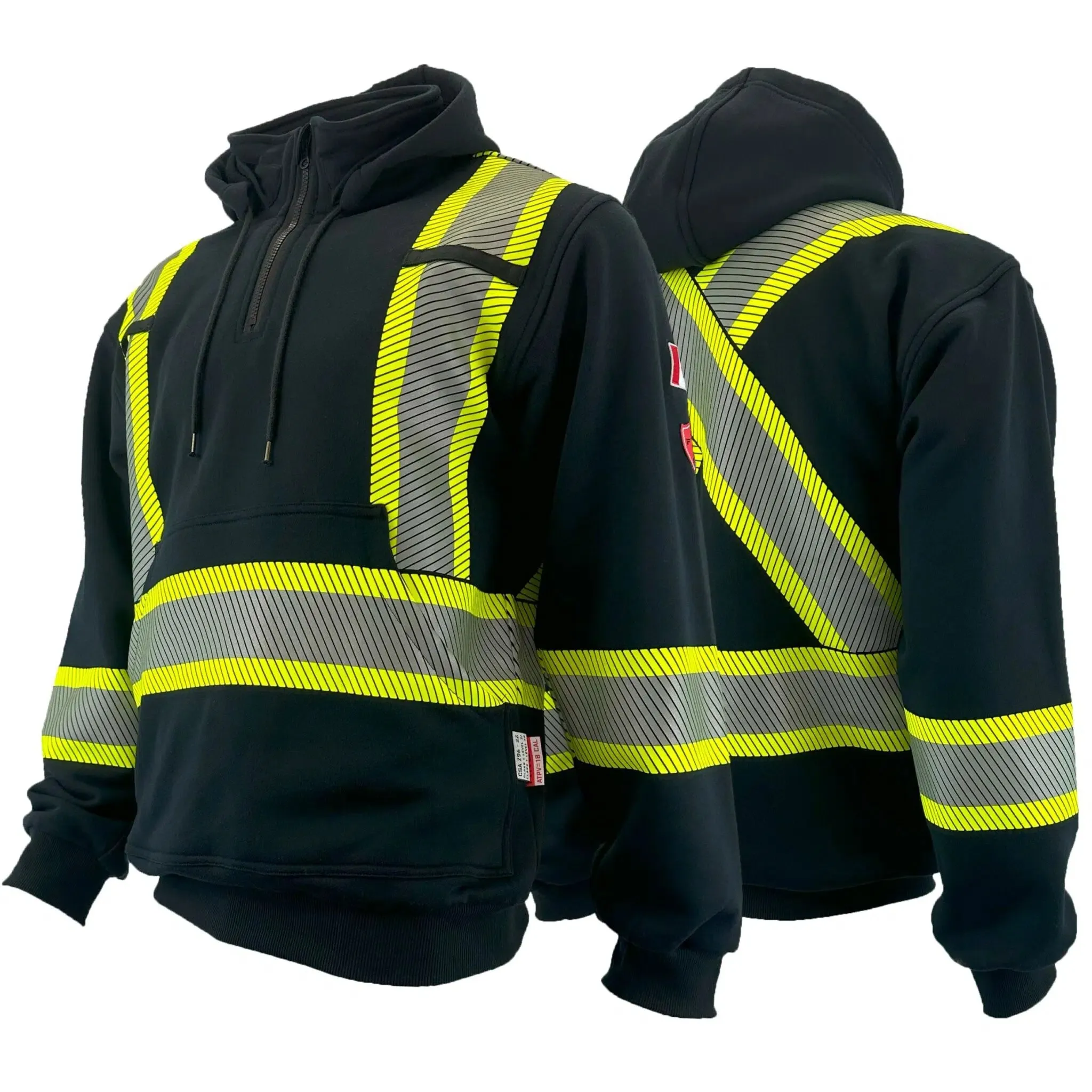 Atlas Hi-Vis FR / AR Q-Zip Pullover Hoodie 4014