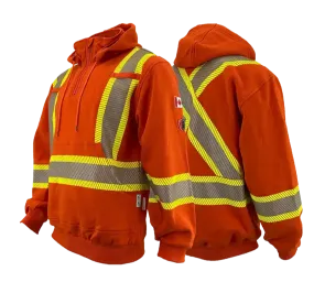 Atlas Hi-Vis FR / AR Q-Zip Pullover Hoodie 4014