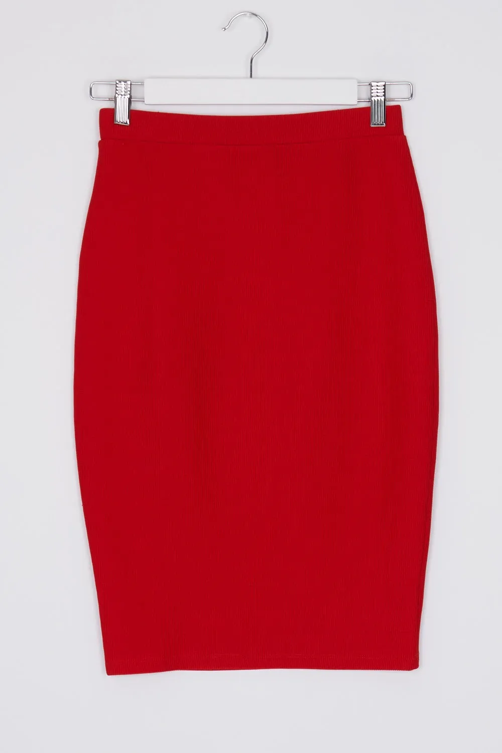 Atmos & Here Red Pencil Skirt 8