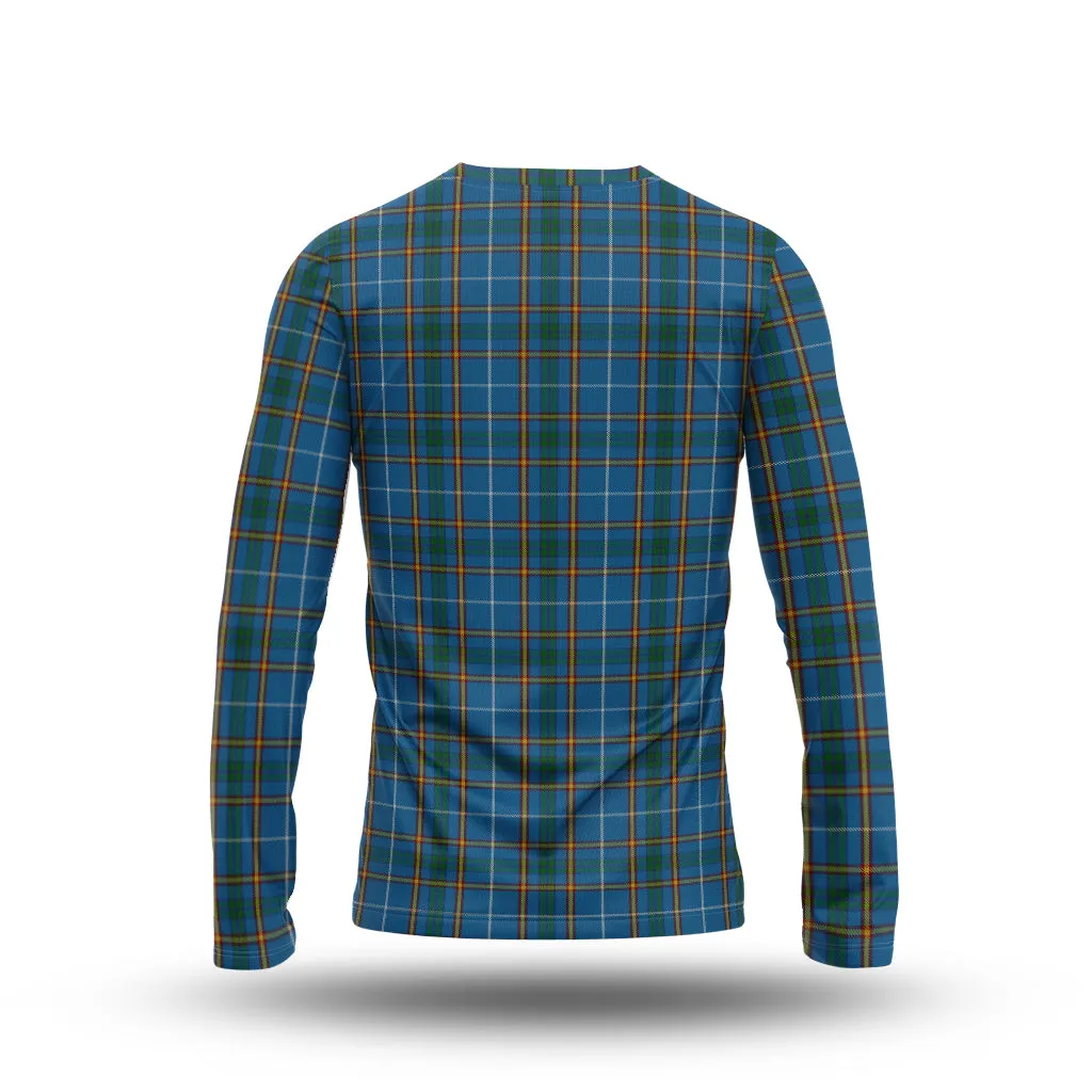 Bain Tartan Long Sleeve T-Shirt with Family Crest