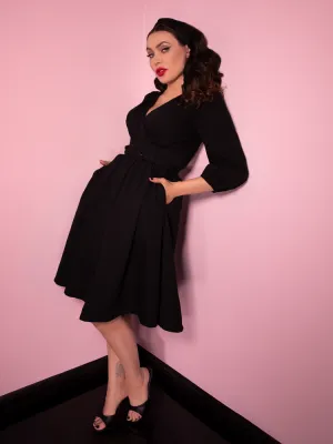 Bawdy Swing Dress in Black