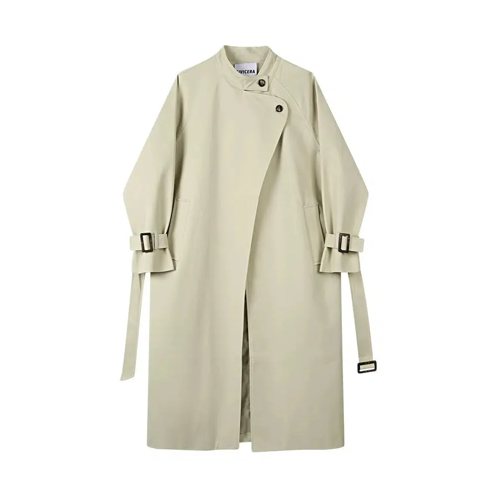 Belted Cuffs Trench Coat