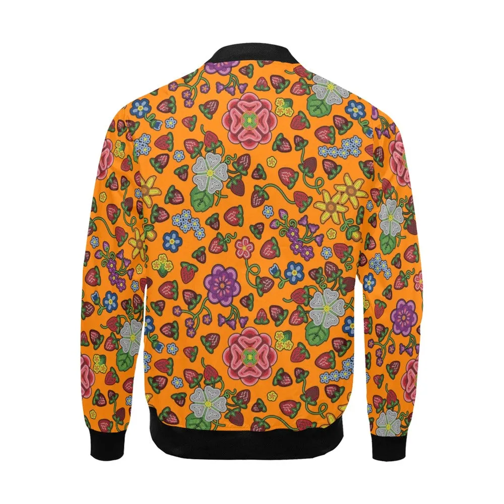 Berry Pop Carrot All Over Print Bomber Jacket for Men