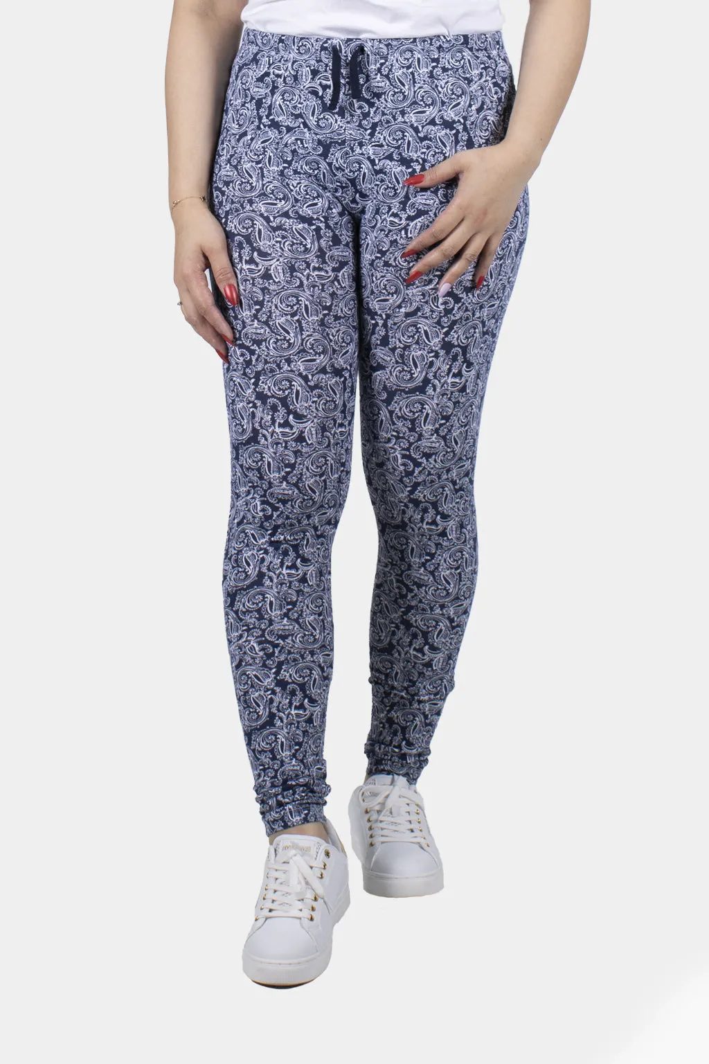 Bianco Nero Printed Leggings