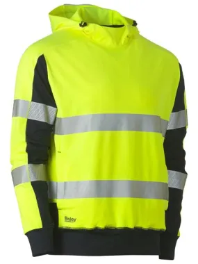 BK6815T Bisley Taped Hi Vis Stretchy Fleece Hoodie