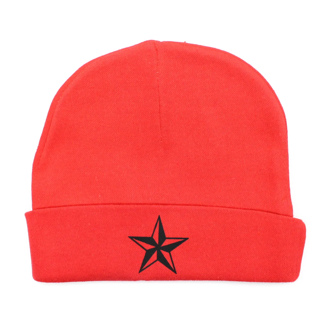 Black Star Infant Baby Beanie Cap