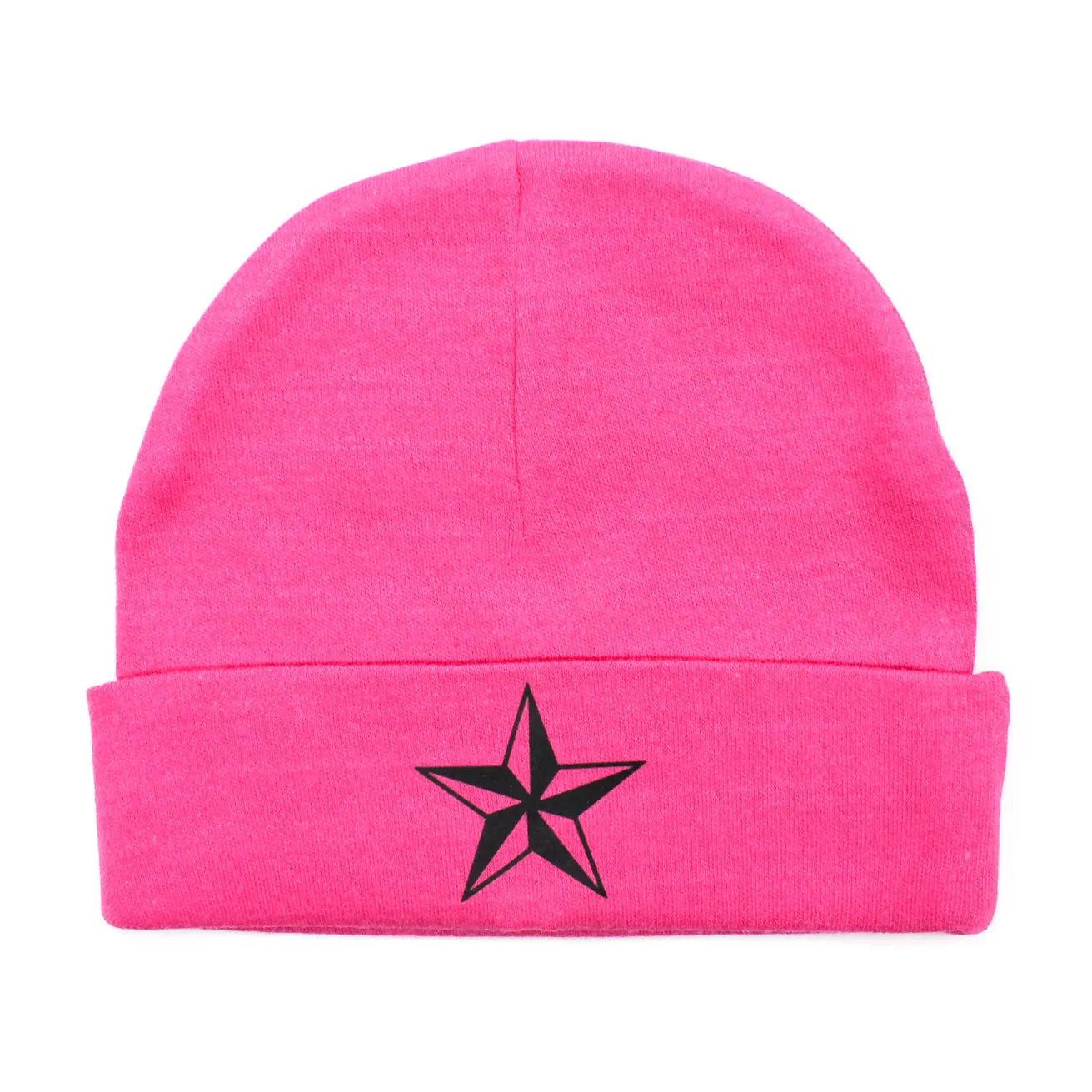 Black Star Infant Baby Beanie Cap