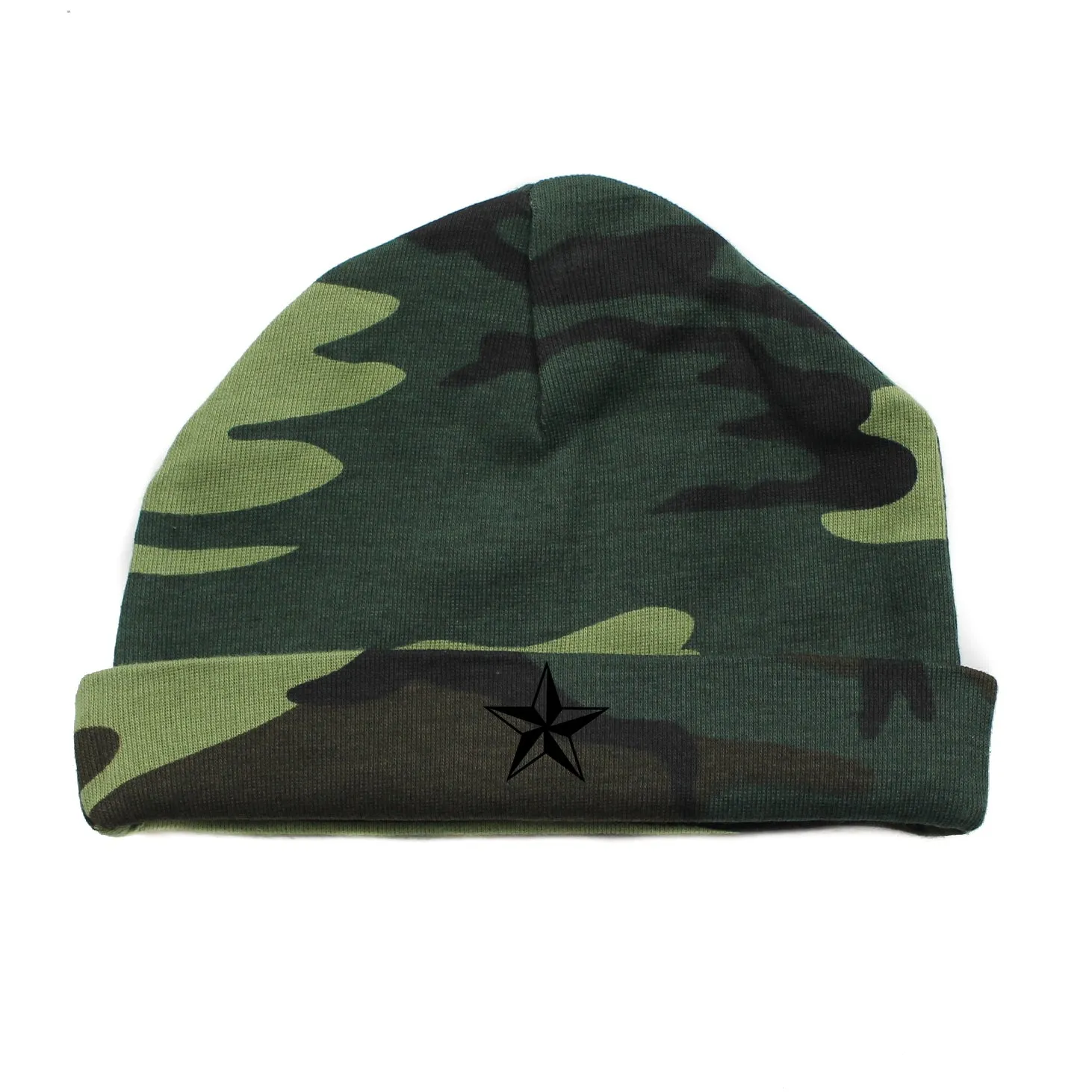 Black Star Infant Baby Beanie Cap