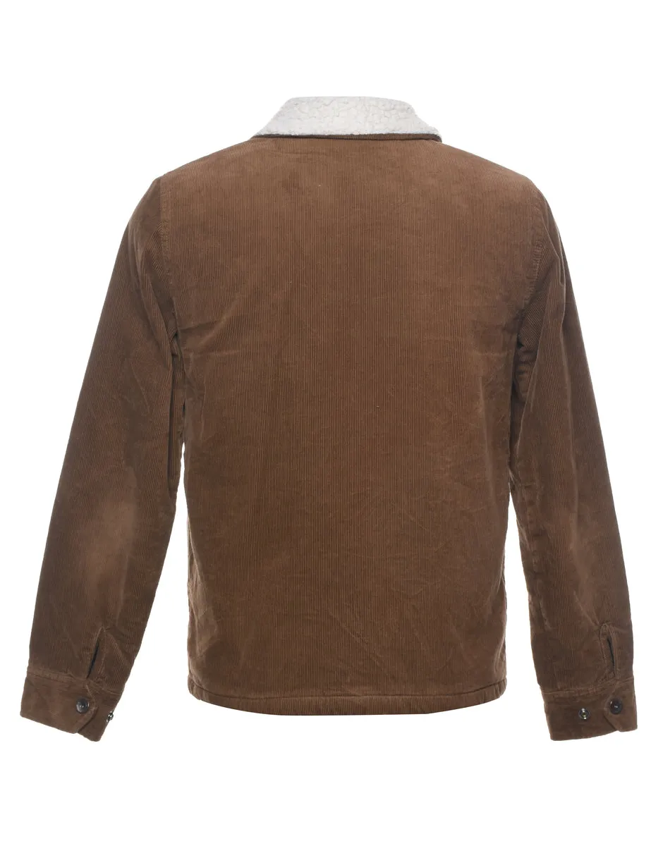 Brown Corduroy Jacket - S