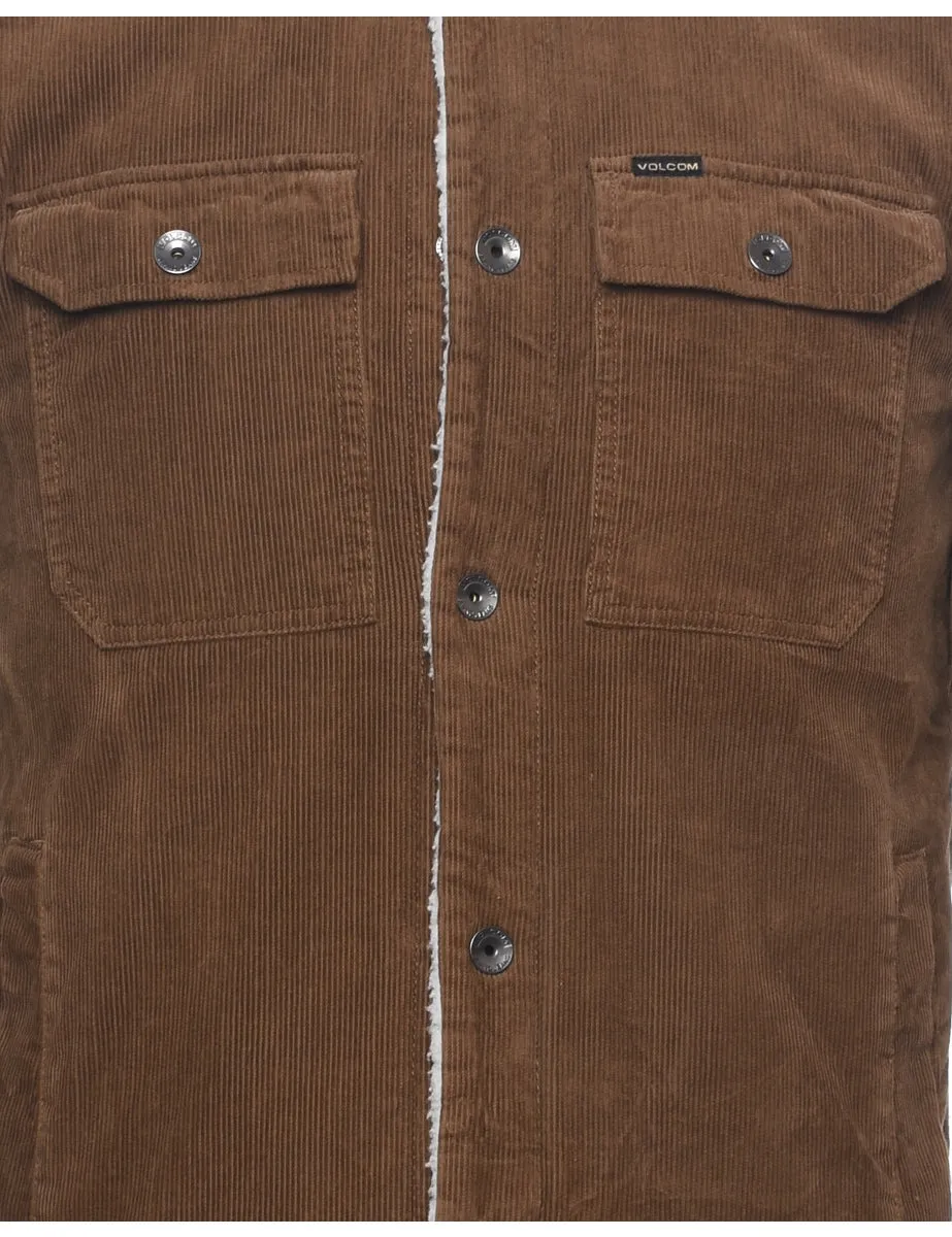 Brown Corduroy Jacket - S