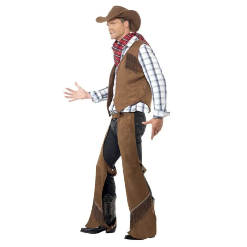 Brown Fringe Cowboy Costume