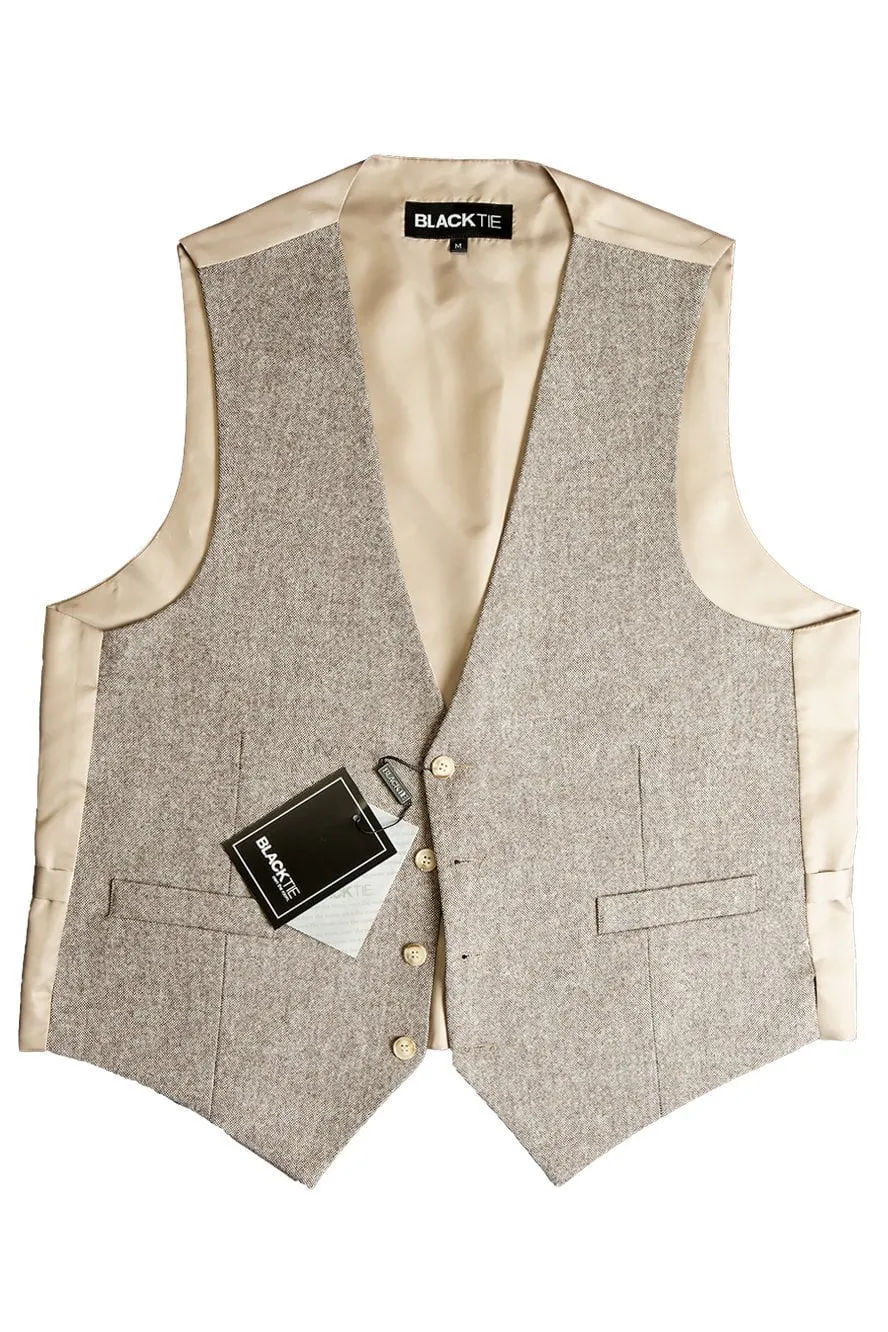 Brown "Brodie" Tweed Vest