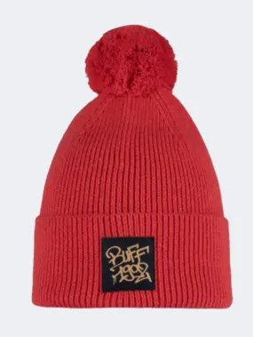 Buff Knitted Boys Lifestyle Beanie Deik Orange Red