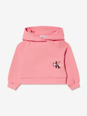 Calvin Klein Girls Organic Cotton Monogram Hoodie