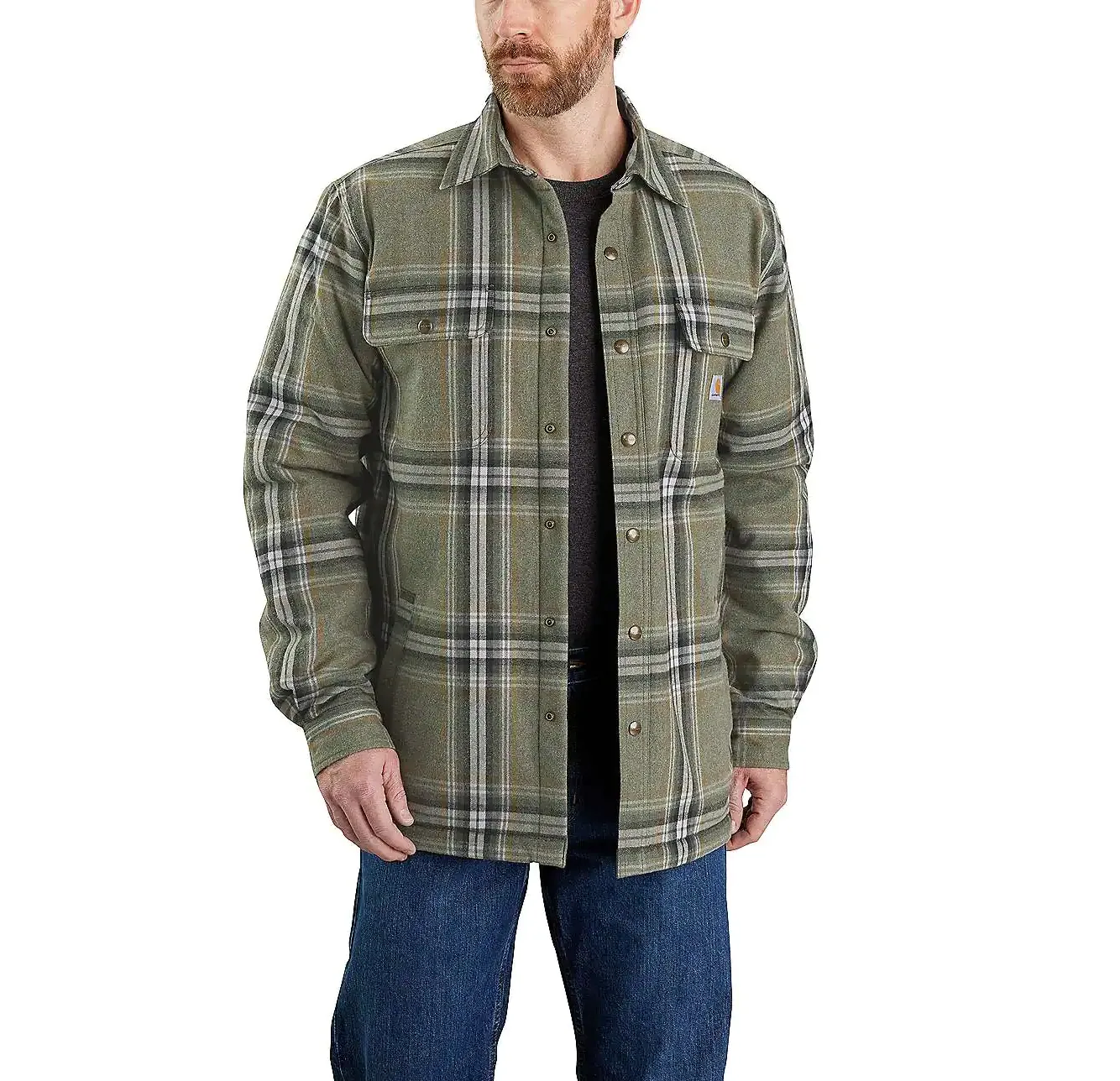 Carhartt Flannel Sherpa Lined Shacket