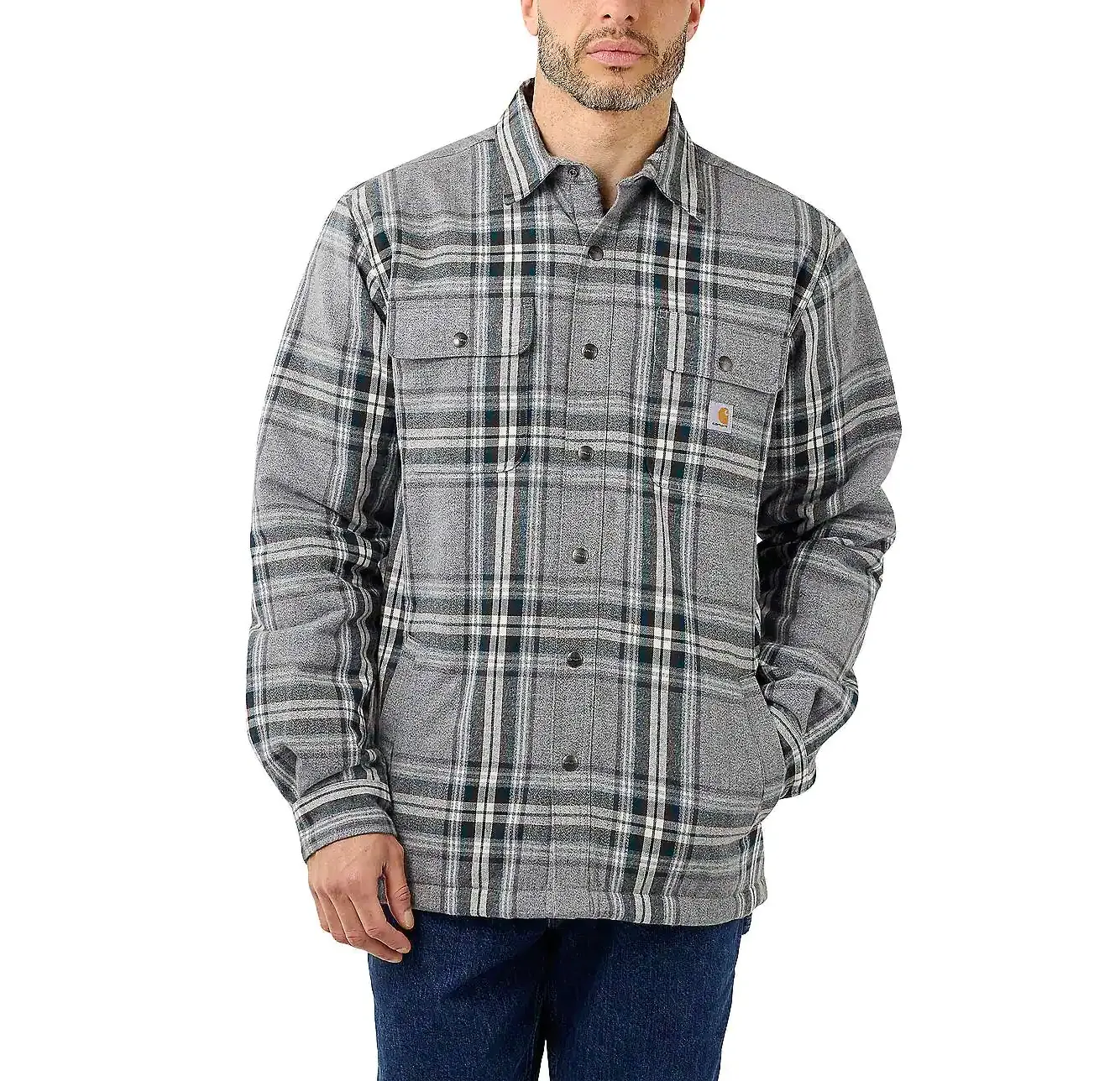 Carhartt Flannel Sherpa Lined Shacket