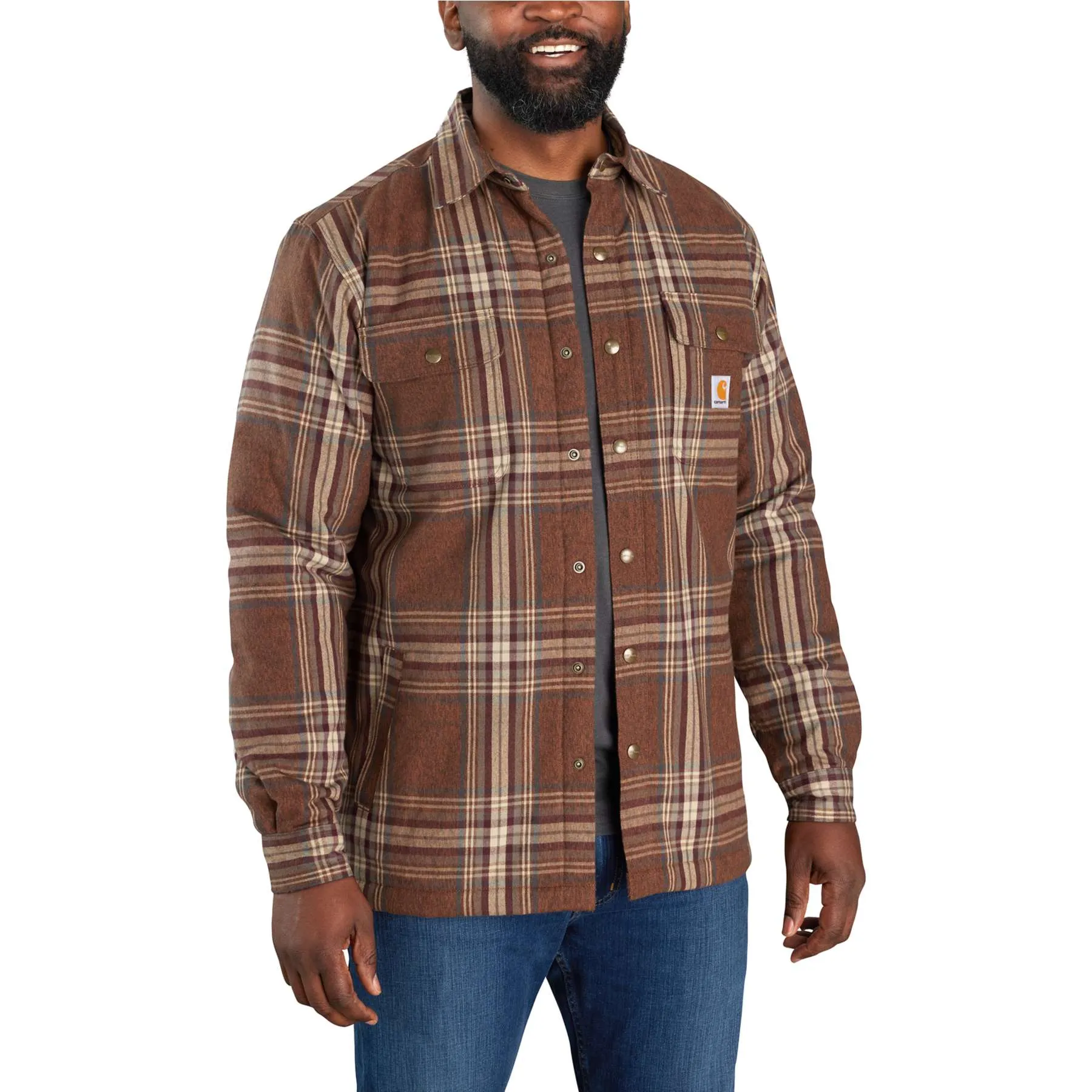 Carhartt Flannel Sherpa Lined Shacket