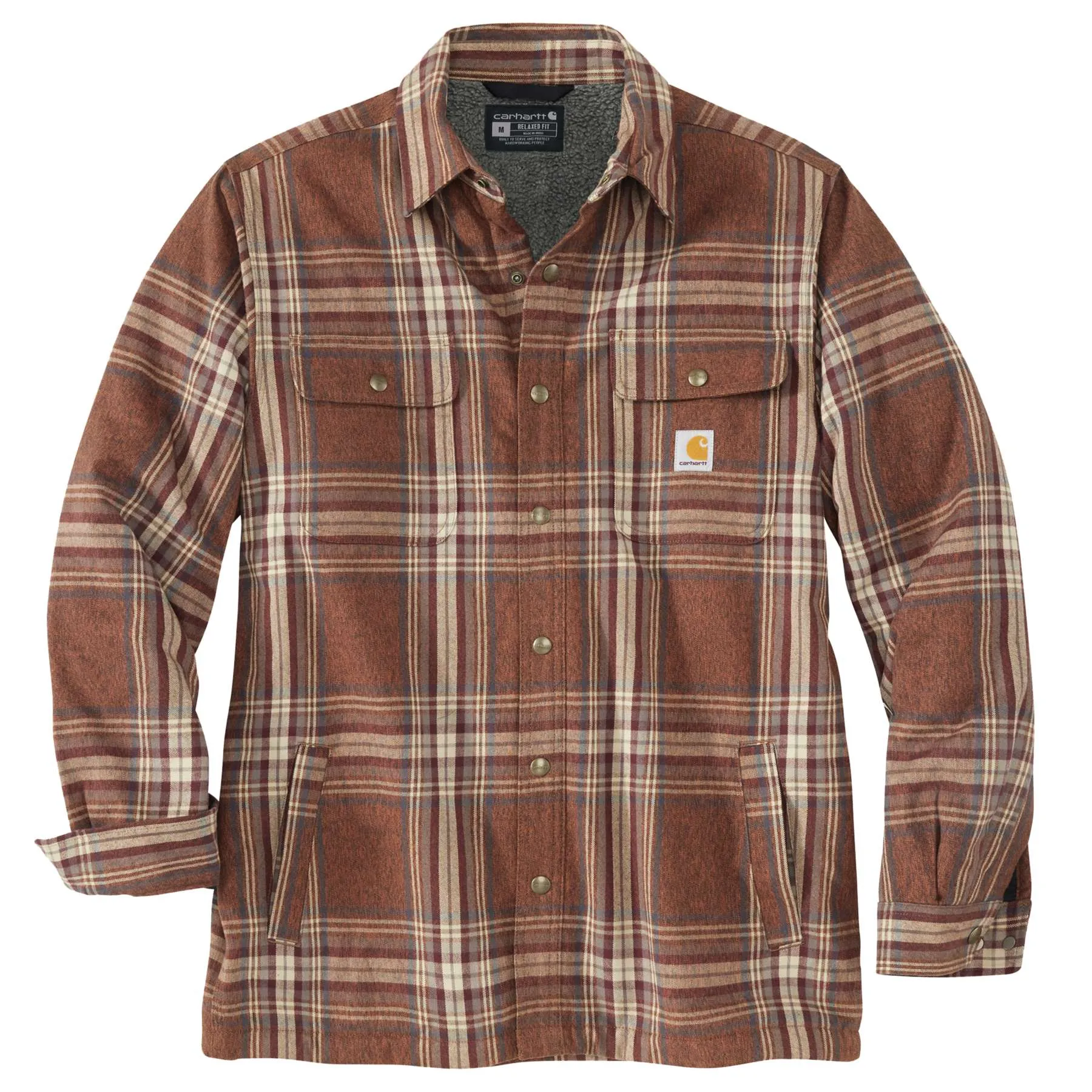 Carhartt Flannel Sherpa Lined Shacket