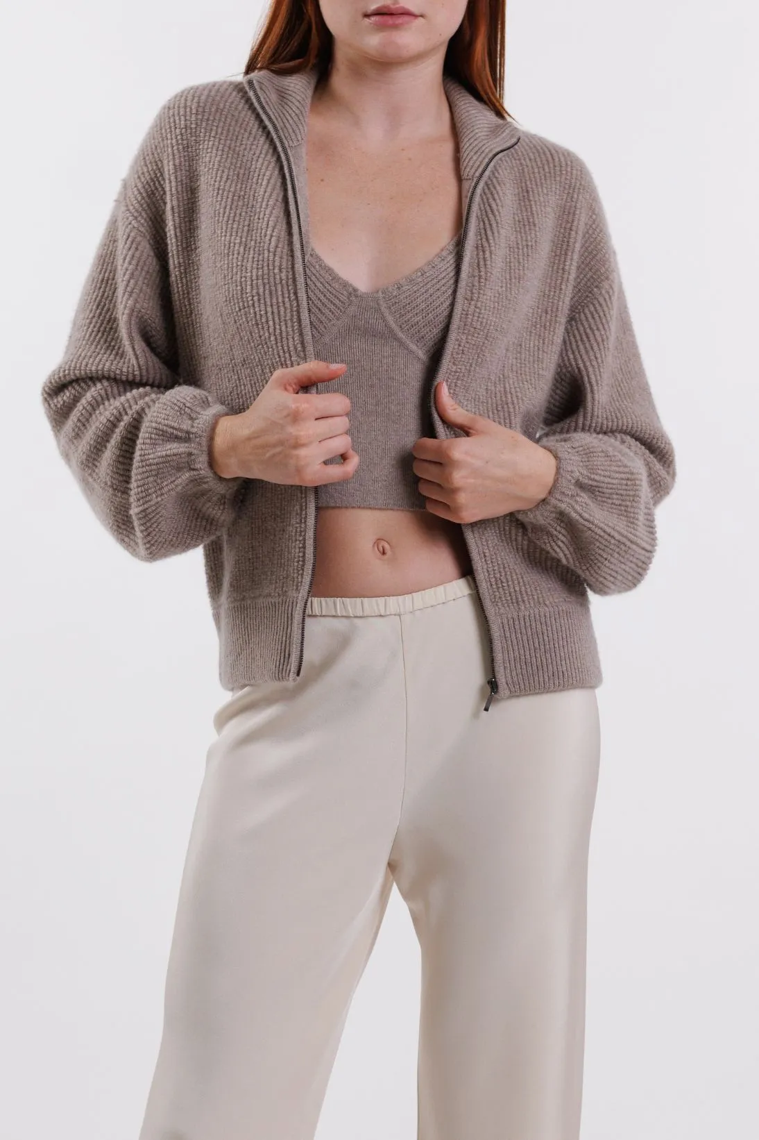 CASHMERE TERRY BOMBER