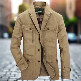 Casual Jacket, 100% Cotton Blazer