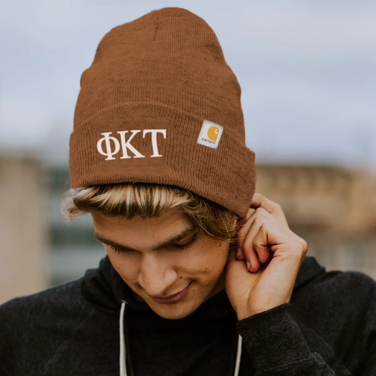 Chi Phi Black Carhartt Beanie