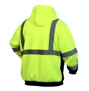 Class 3 Hi-Vis Zip-Up Hoodie