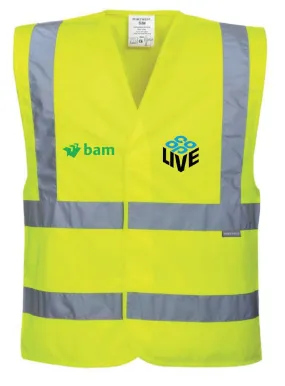 Co-op Live Hi Vis Vest - Velcro