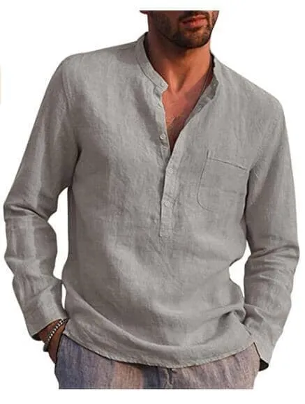 Coofandy Cotton Style Long Sleeve Shirt