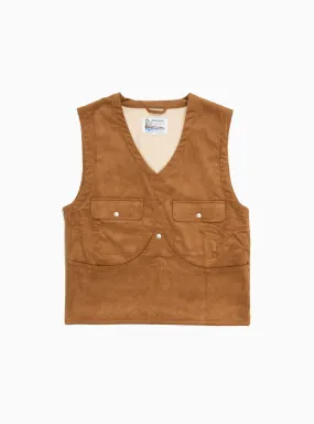 Cord Vest Tobacco