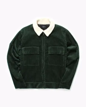 Corduroy Trucker Jacket - Pine