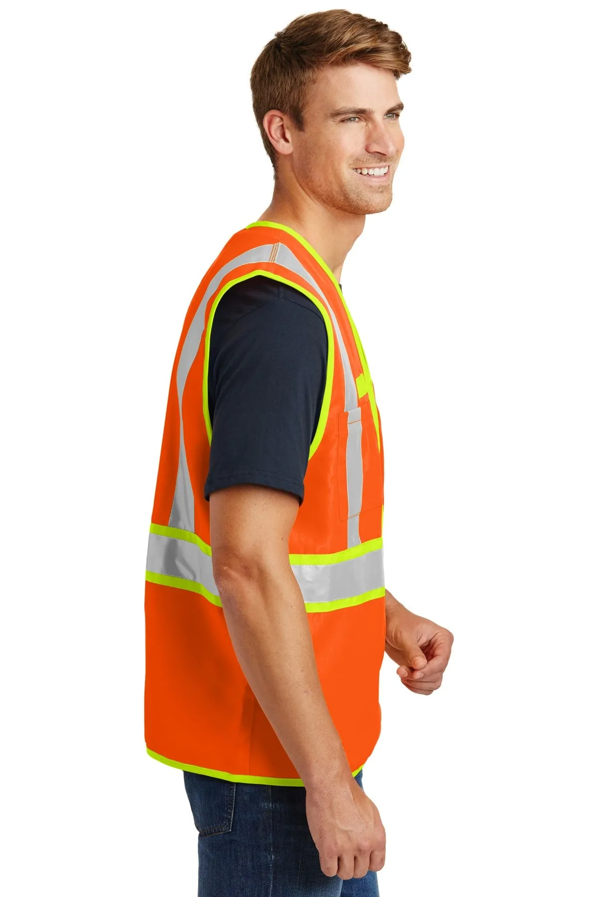 CornerStone® - ANSI 107 Class 2 Dual-Color Safety Vest. CSV407