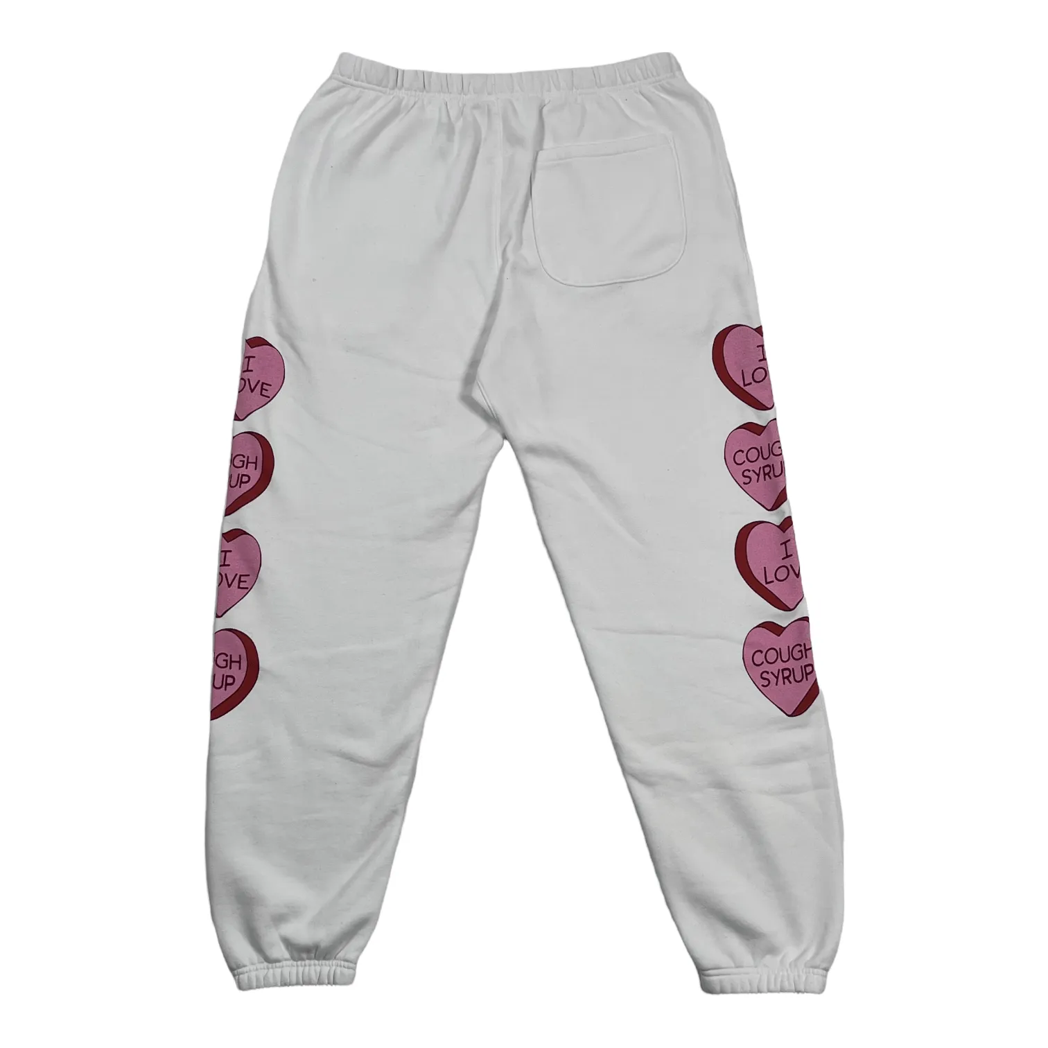 Cough Syrup Valentines Day Sweatpants Cream