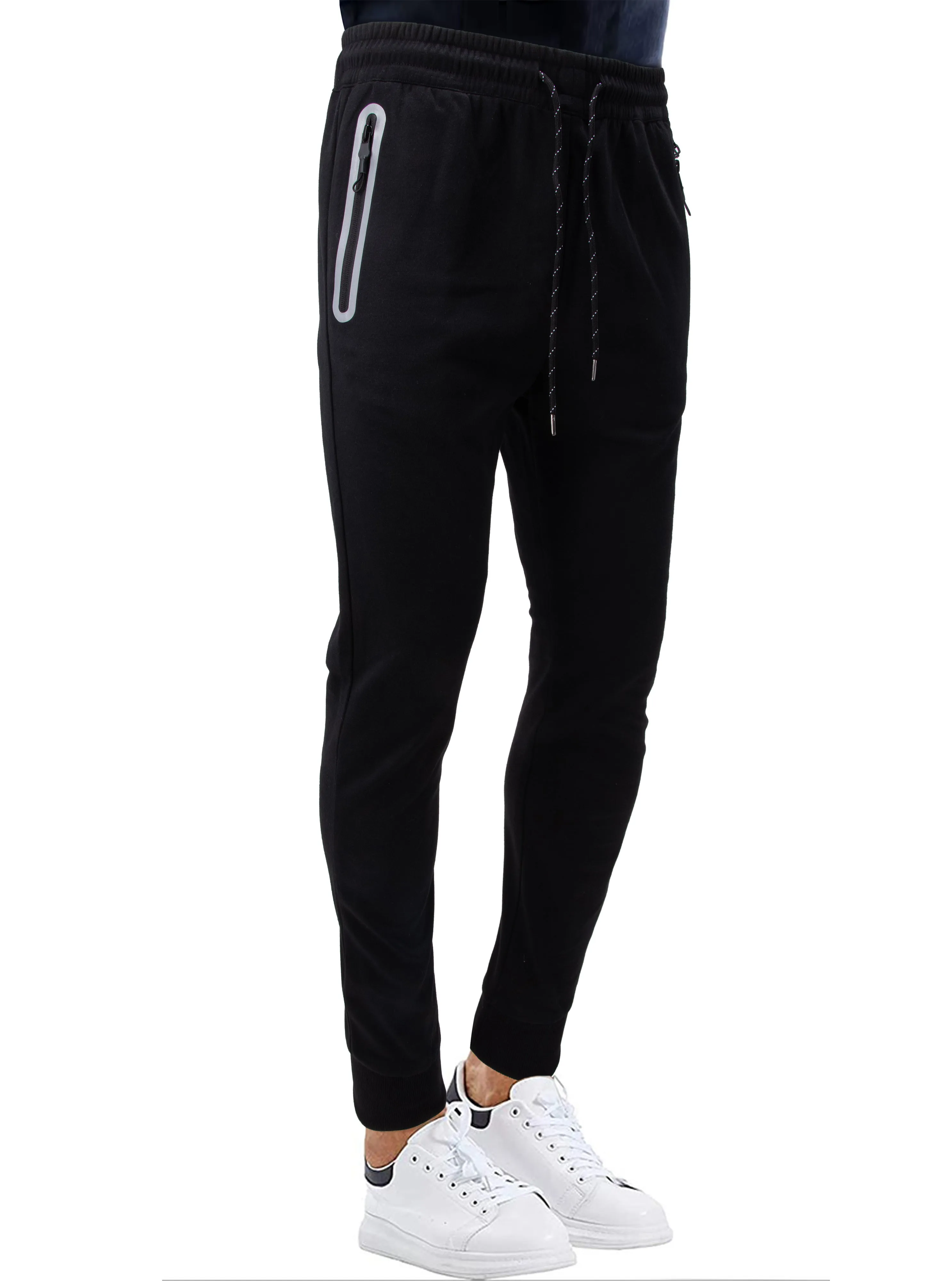 Cultura Men's Zip Pocket Fleece Jogger Sweatpants