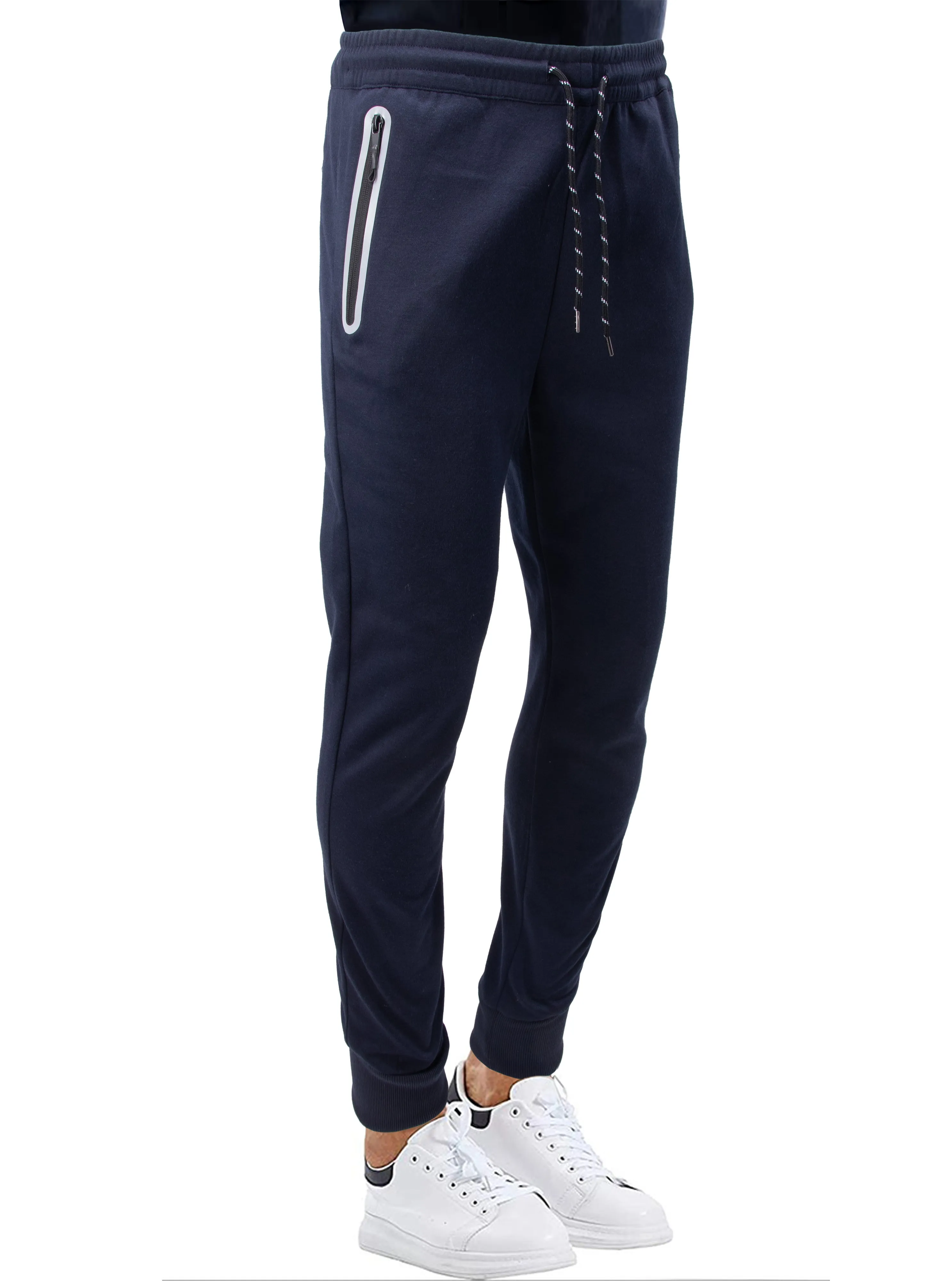 Cultura Men's Zip Pocket Fleece Jogger Sweatpants