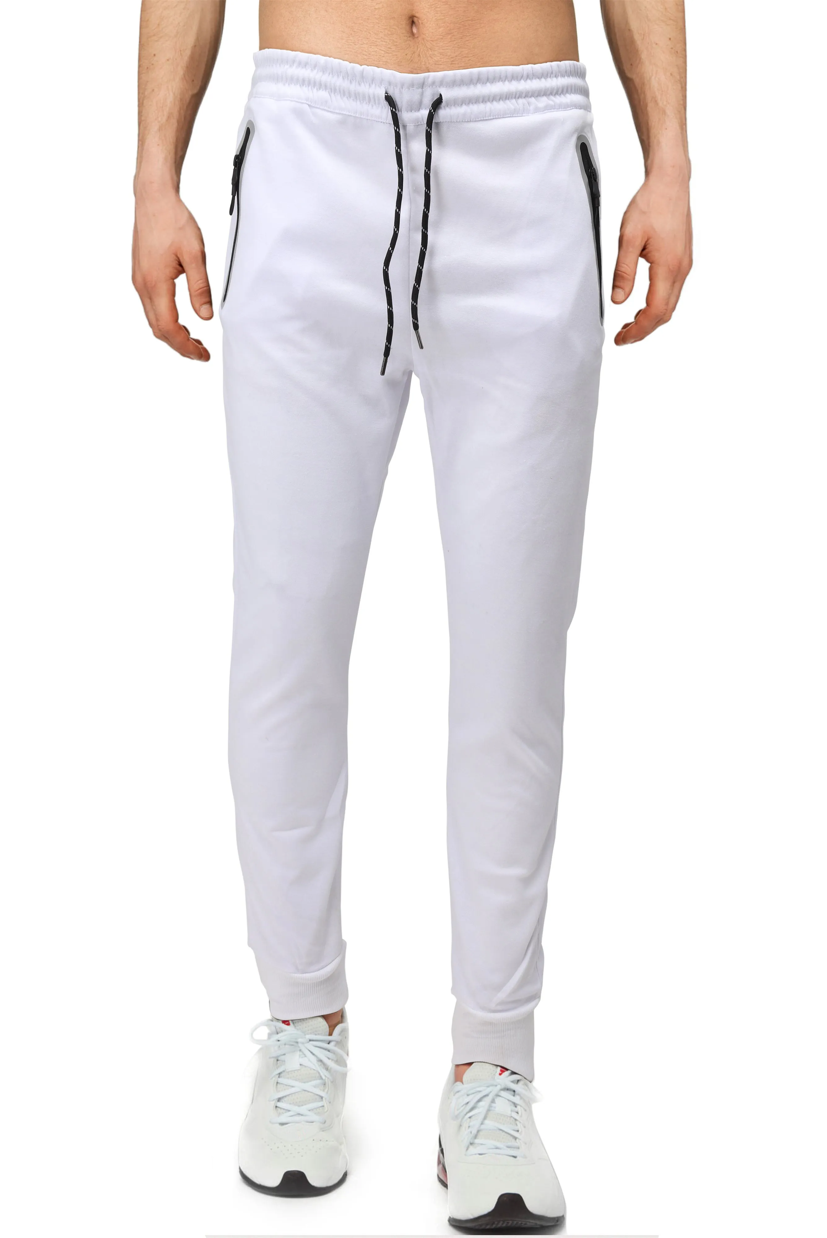 Cultura Men's Zip Pocket Fleece Jogger Sweatpants